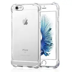 GENERICO - Carcasa Transparente Bordes Reforzados Para Iphone 6 6s