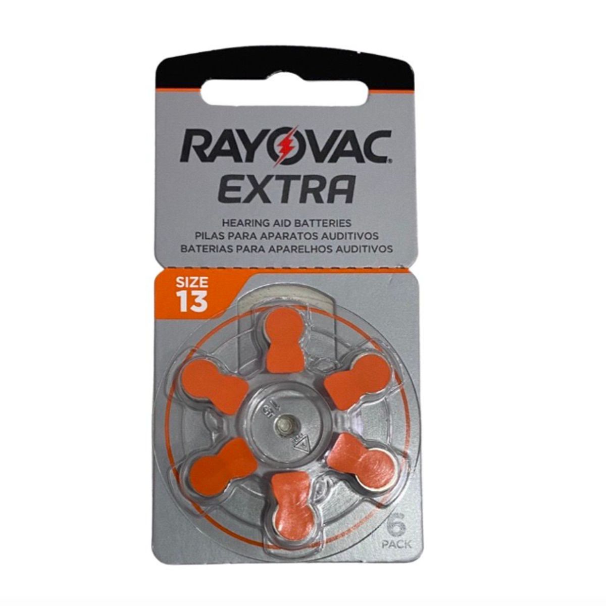 RAYOVAC - Premium Pack Pilas 13 Auditivas Long Life Pro (6 Unidades)