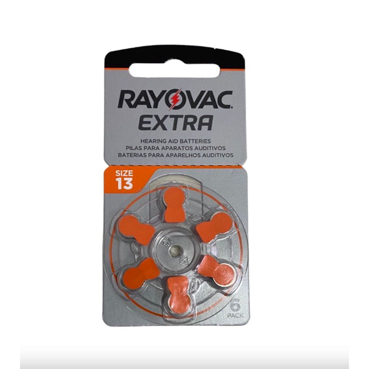 RAYOVAC - Premium Pack Pilas 13 Auditivas Long Life Pro (6 Unidades)