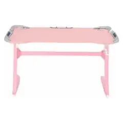IHAM STORE - Mesa de escritorio Luces LED 140 cm Rosada