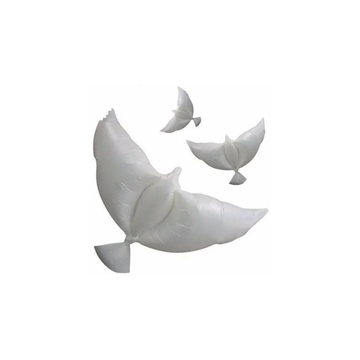 U BUY - 6x Globo Paloma X Aire O Helio Bautizos Matrimonio Fiesta