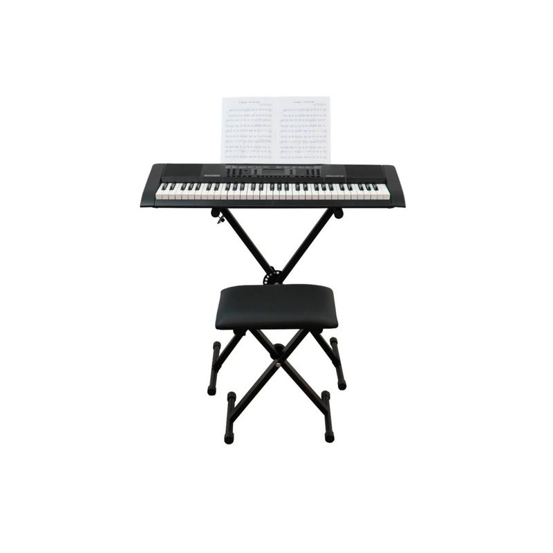DBLUE - Pack Sillín y Atril Para Teclado Musical.