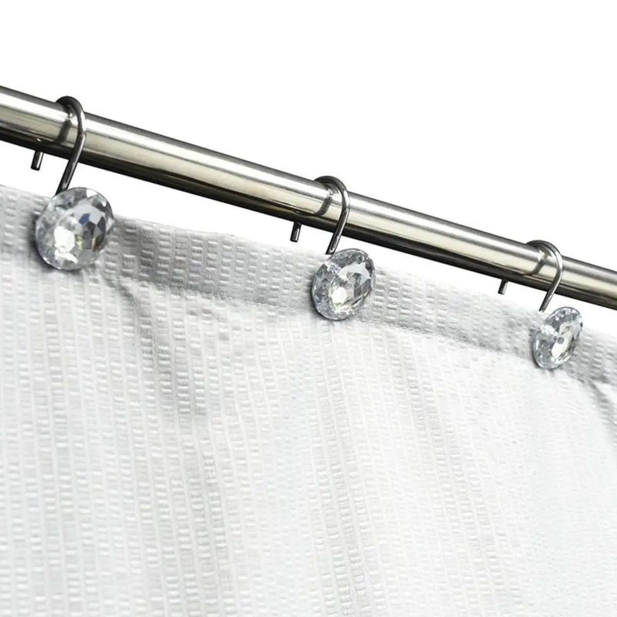 CAP DOR - Set 12 Ganchos de Cortina de Baño