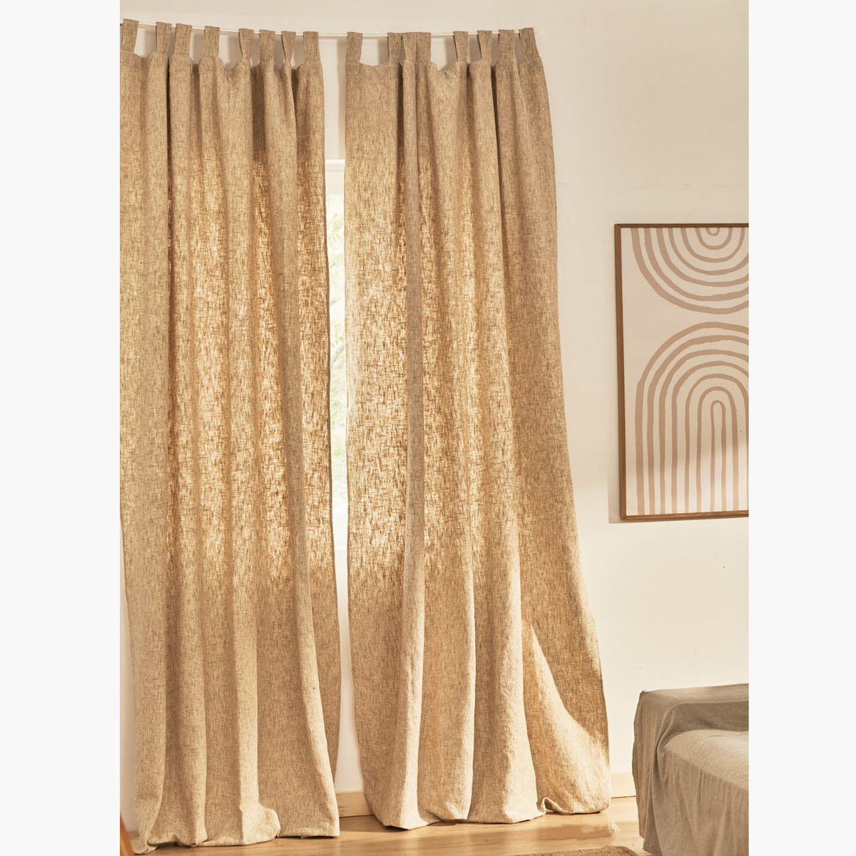 CALMA HOUSE - Cortina Arga 140x280 Beige Calma House