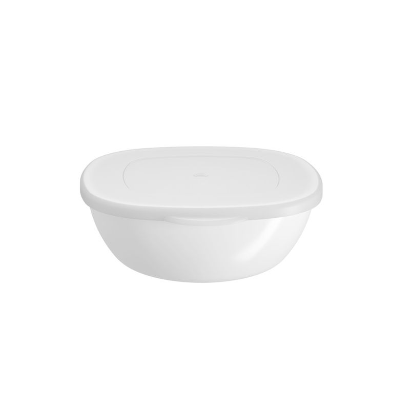COZA - Contenedor de Plástico con Tapa 250ml Coza Blanco