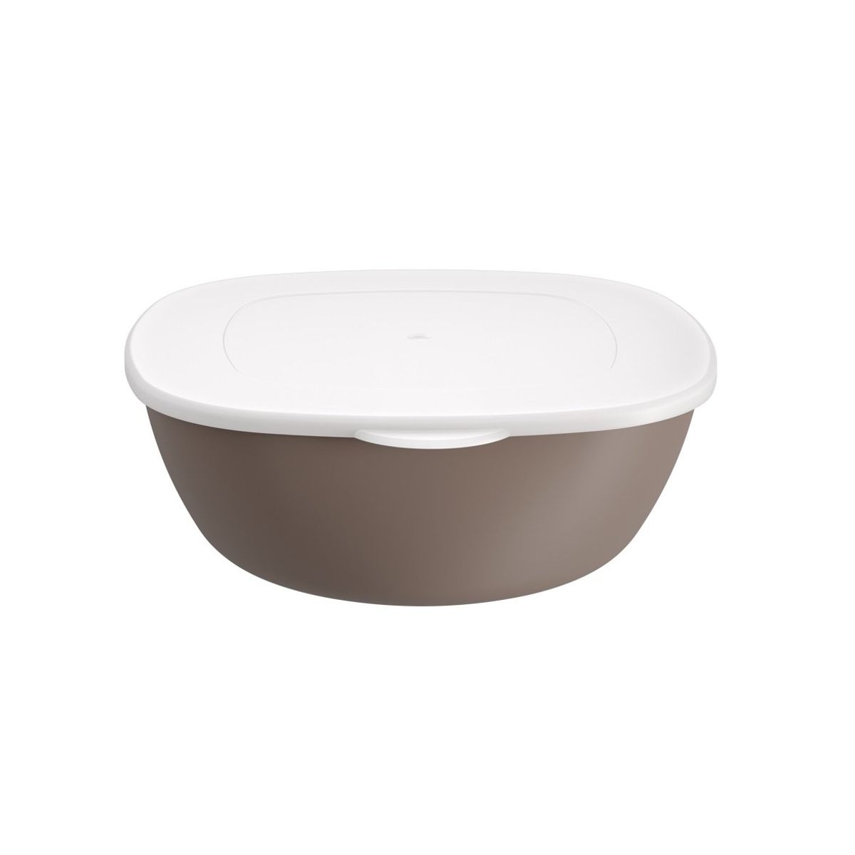 COZA - Contenedor de Plástico con Tapa 250ml Coza Gris