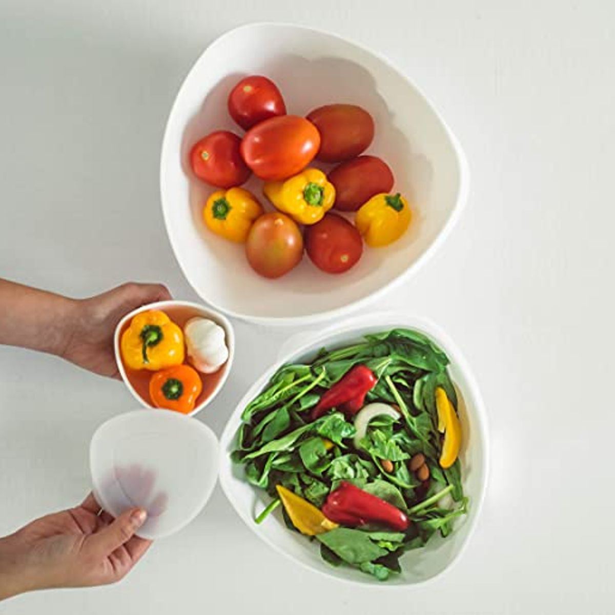 COZA - Contenedor con Tapa Plástico 25L Coza Blanco