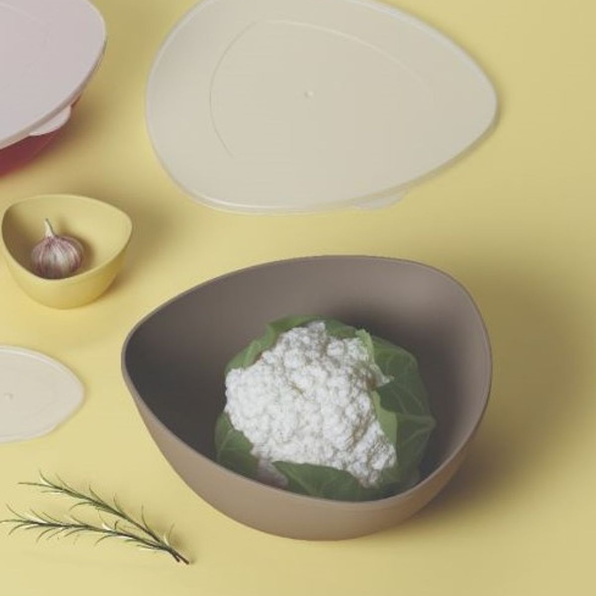 COZA - Contenedor con Tapa Plástico 25L Coza Gris