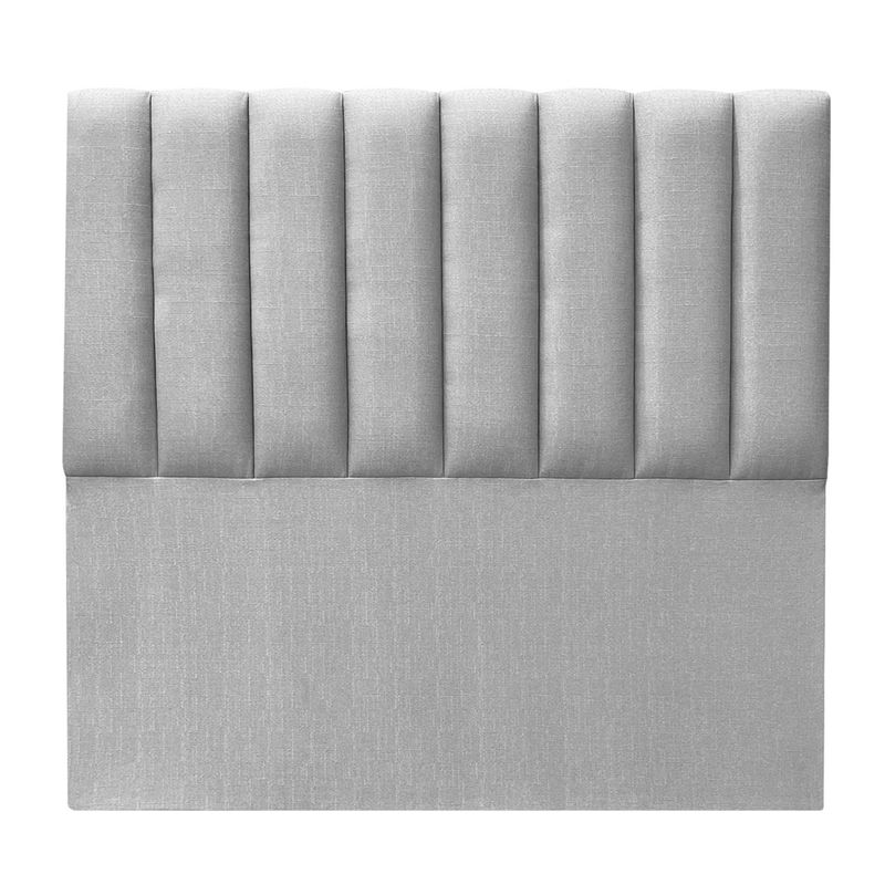 MOBEL DESIGN - Respaldo Tubular Vertical 2 plazas Tela Gris Plata