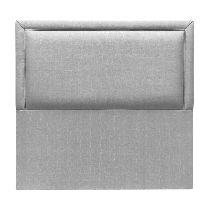 MOBEL DESIGN - Respaldo Liso Marco 2 plazas Tela Gris Plata
