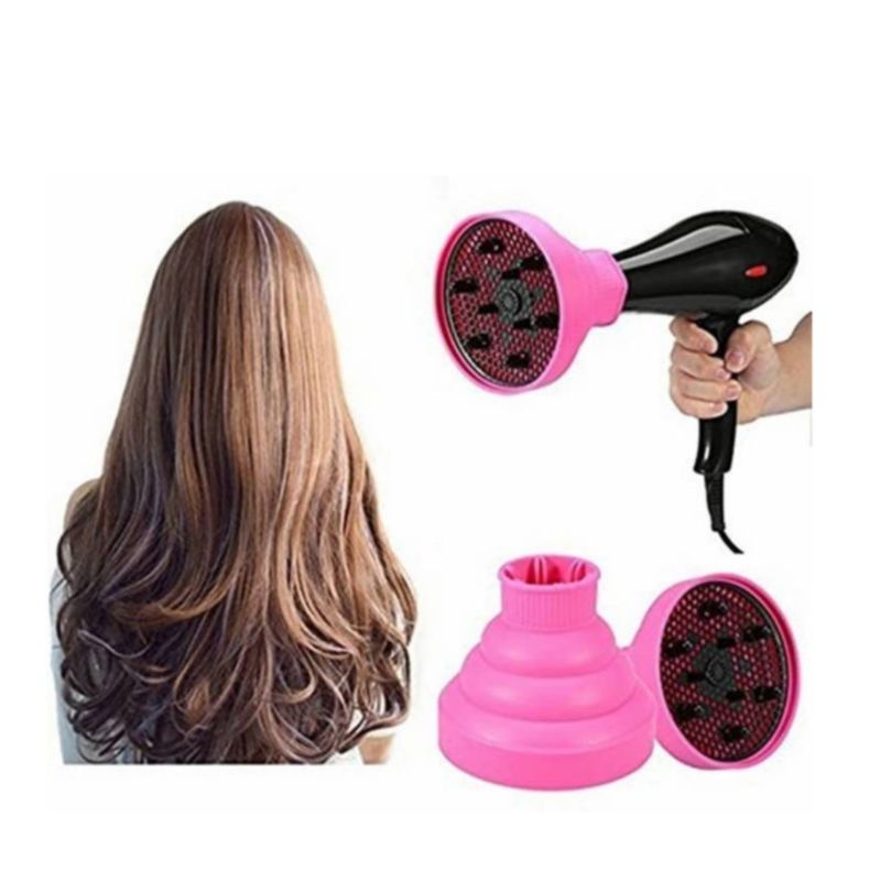 GENERICO - Difusor Universal De Secador De Cabello Plegable Rosa
