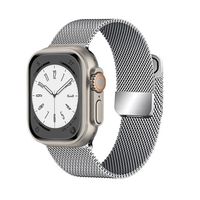 Correa Malla Acero para Apple Watch 44, 45, 49mm Magnética