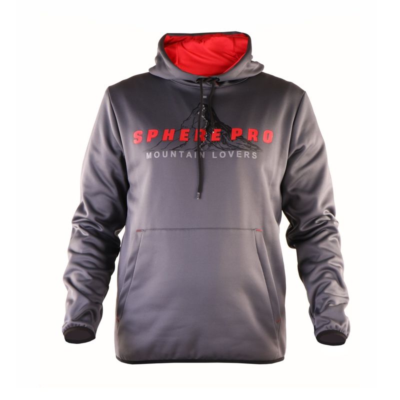 SPHERE PRO - Polerón Hoodie Hombre Lhotse 2 Gris Sphere Pro