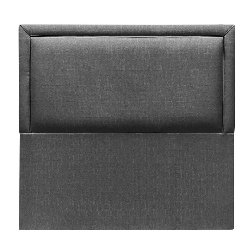 MOBEL DESIGN - Respaldo Liso Marco Queen Tela Gris