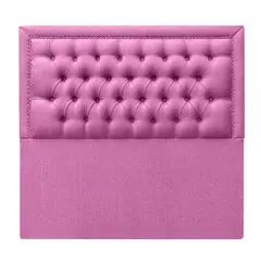 MOBEL DESIGN - Respaldo Capitone Marco y Tachas King Tela Fucsia