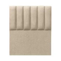 MOBEL DESIGN - Respaldo Tubular Vertical 1,5 plazas Tela Beige