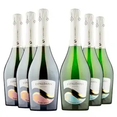 VINA ESPALDARES DEL MAIPO - Caja x 6 Espumantes mix Dulce Espaldares