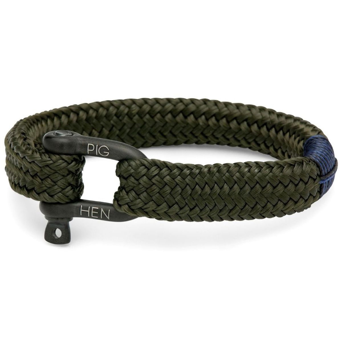 PIG & HEN - Pulsera Hombre Gorgeous George Army - Black