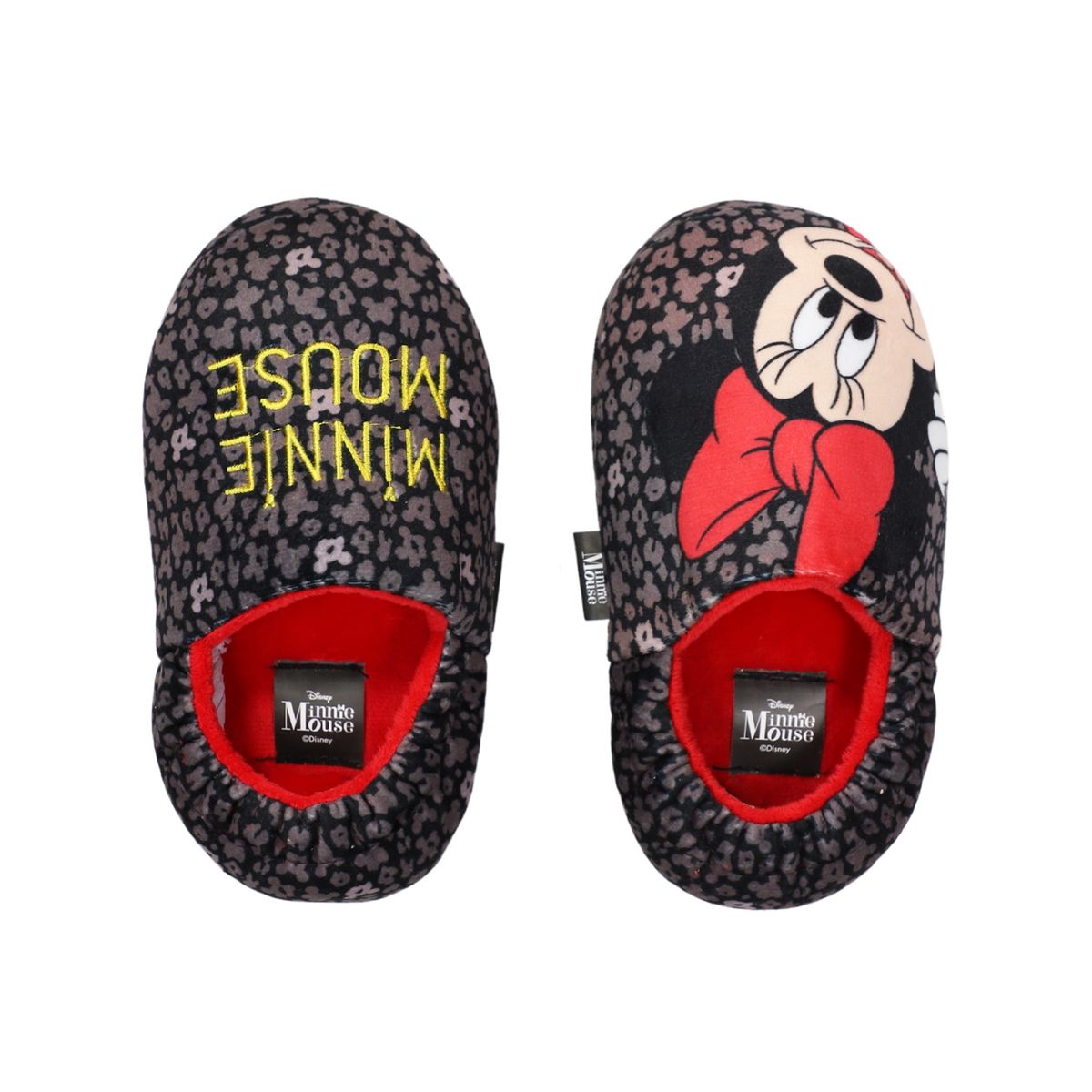 DISNEY - Pantufla Niña Minnie Hello Girls Negro Disney