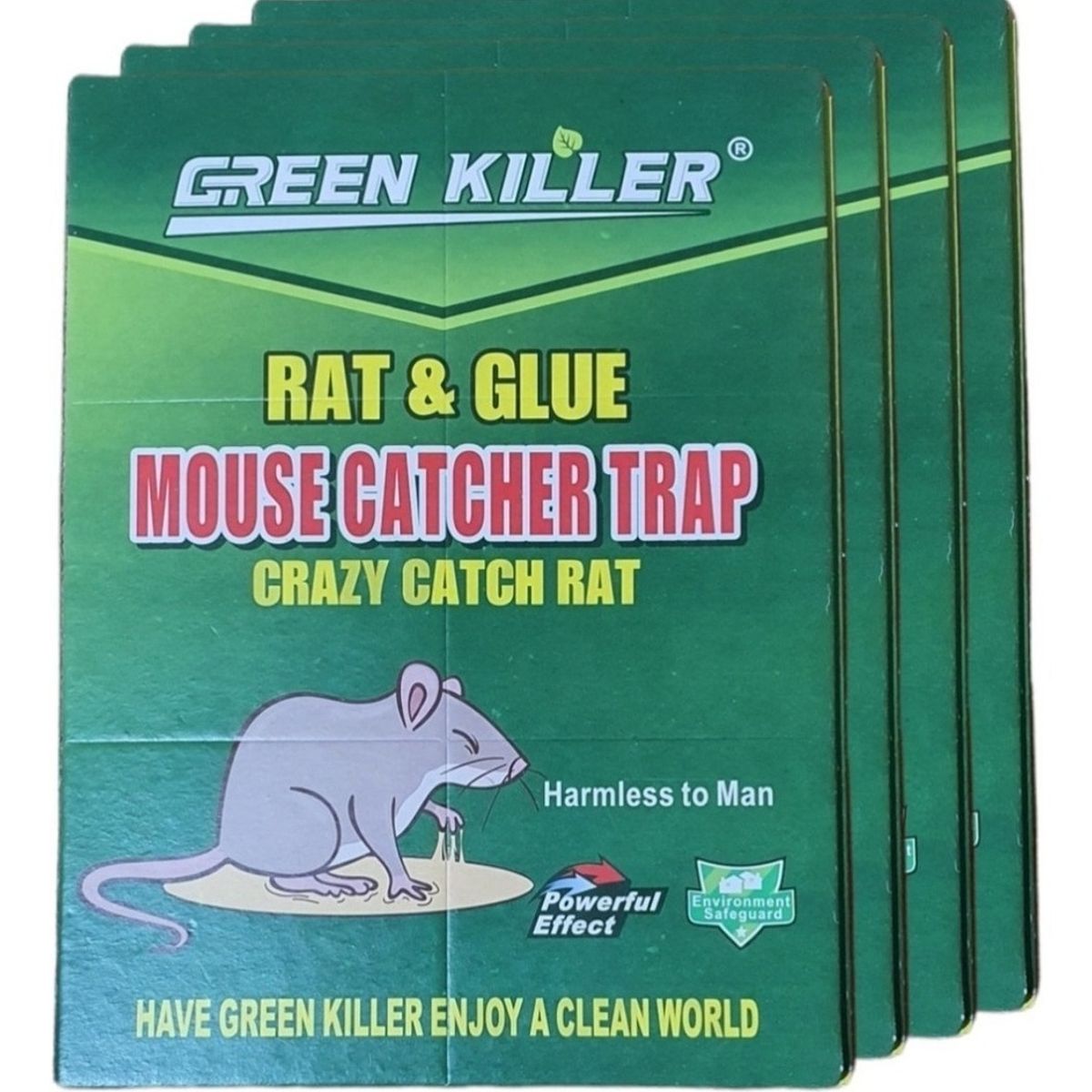GENERICO - Pack 10 Trampa Para Raton Adhesiva Mouse & Ratas