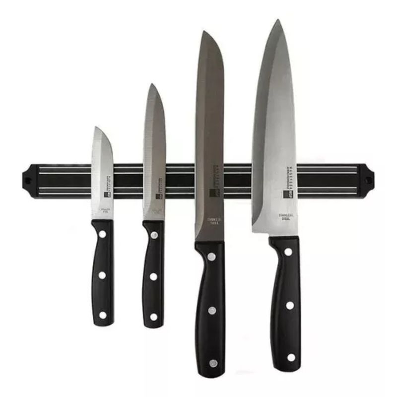 MAGEFESA - Set De Cuchillos +  Base Magnética 5 Piezas Magefesa