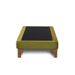 LATAM HOME - Base Europea Zen Tela Verde 1.5 Plazas
