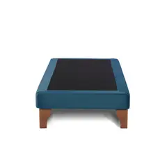 LATAM HOME - Base Europea Zen Tela Azul 1.5 Plazas