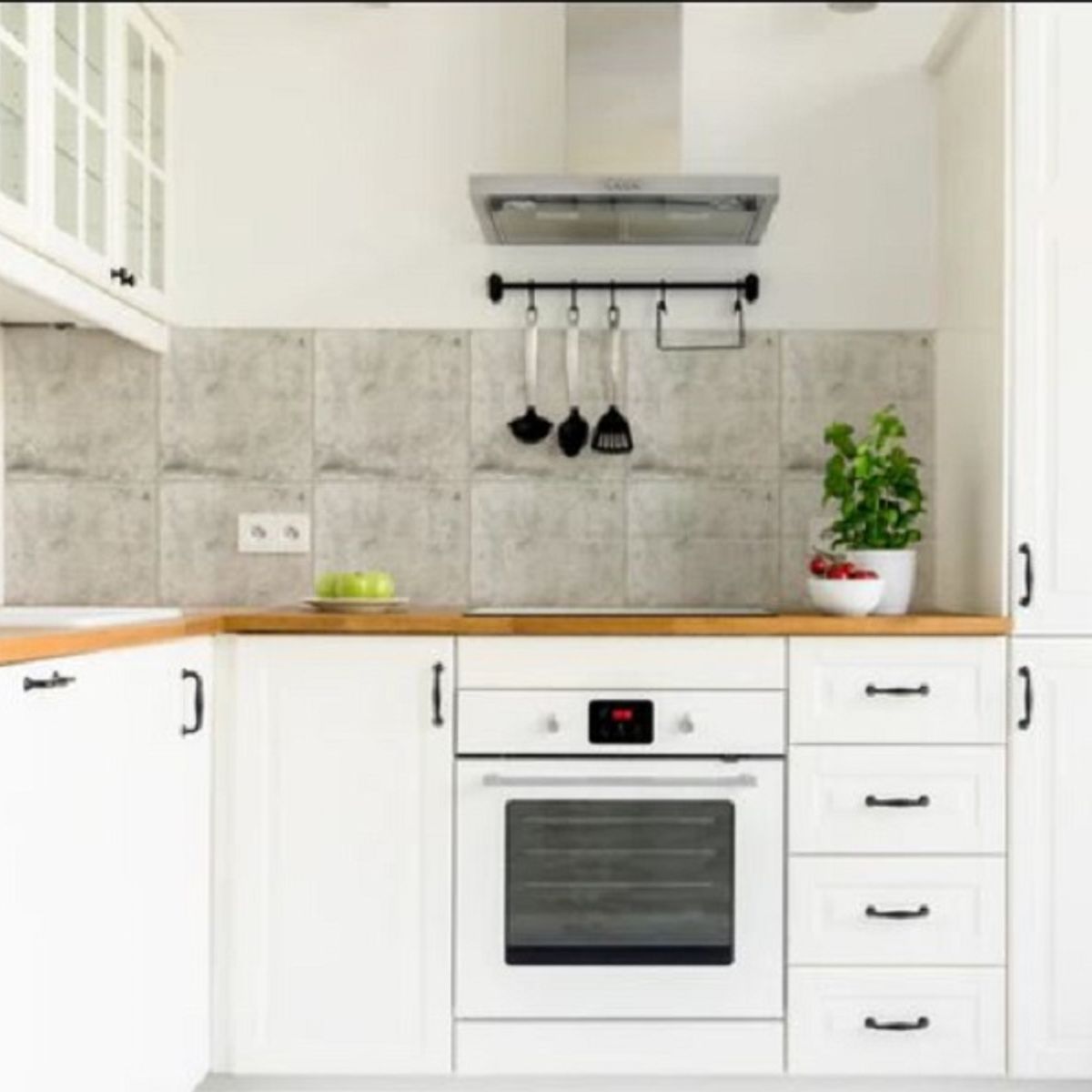 BRIKETO - Baldosas 35x35 autoadhesivas para pisos modelo PIEDRA MIX