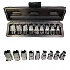 UYUSTOOL - Juego Set De Dados Torx Estrella Hembra 9 Piezas Uyustools