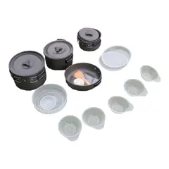 DEFENSOR FOREVER - Set de ollas de camping para 4-5 personas