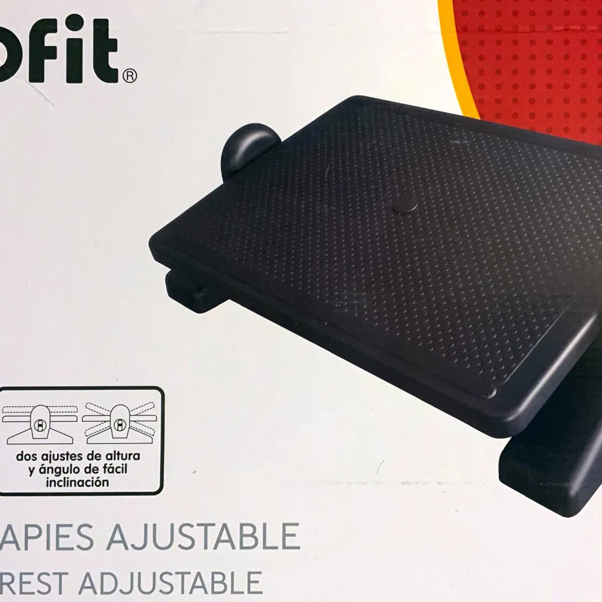 ISOFIT - Reposa Pies Escritorio Isofit Ajustable Altura e Inclinacion