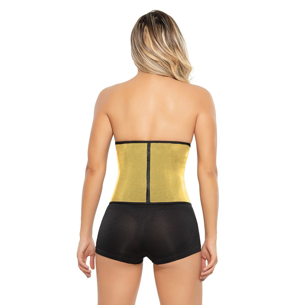 ANN CHERY - Ann Chery 2047 Cinturilla Metalizada dorada con 3 Corridas de broches