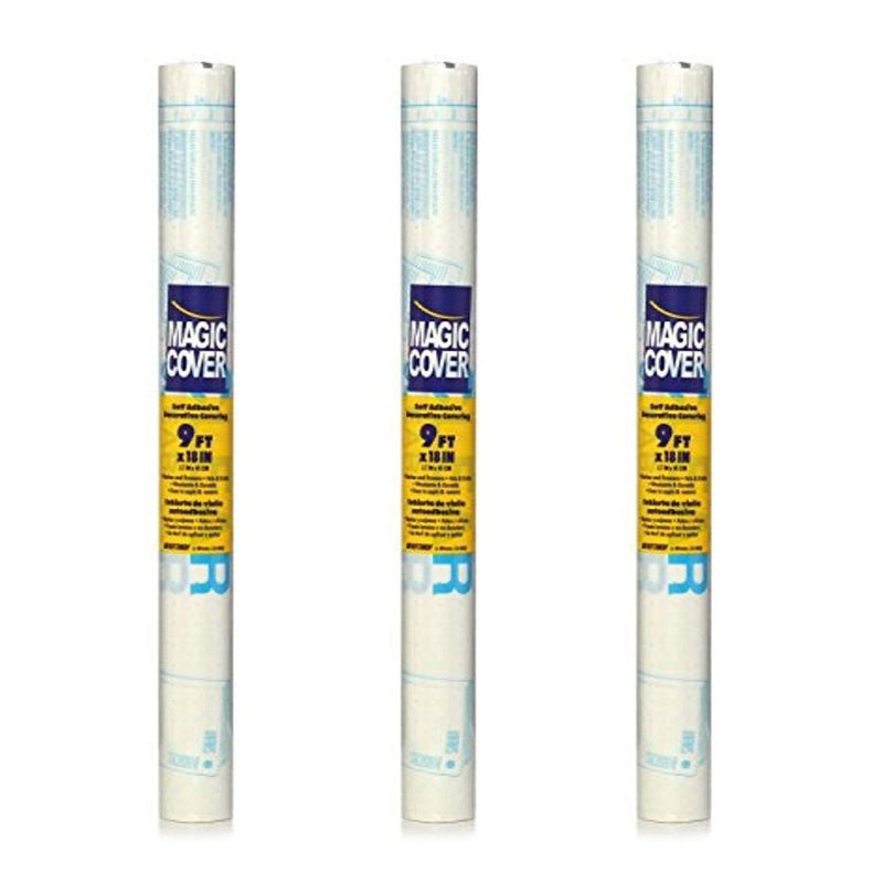 CONTACT - Pack 3 rollos Papel Adhesivo Transparente 274x45 cm