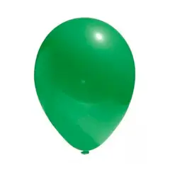 GENERICO - Pack 50 Globos Latex Liso 23cm Nº9 Verde Oscuro
