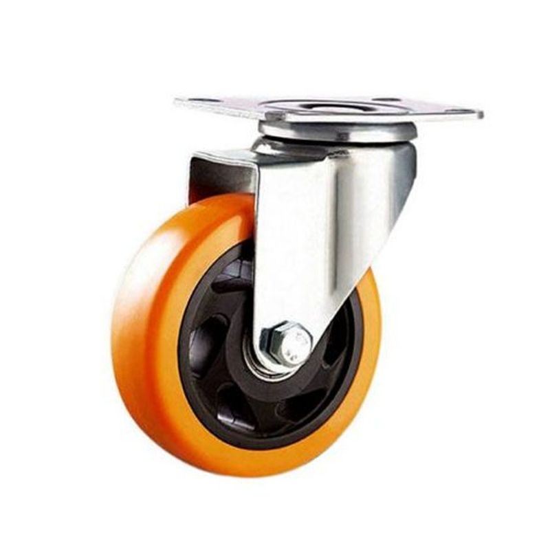 GENERICO - Pack 2 Ruedas Base Giratoria 75mm - GL-314X-PU