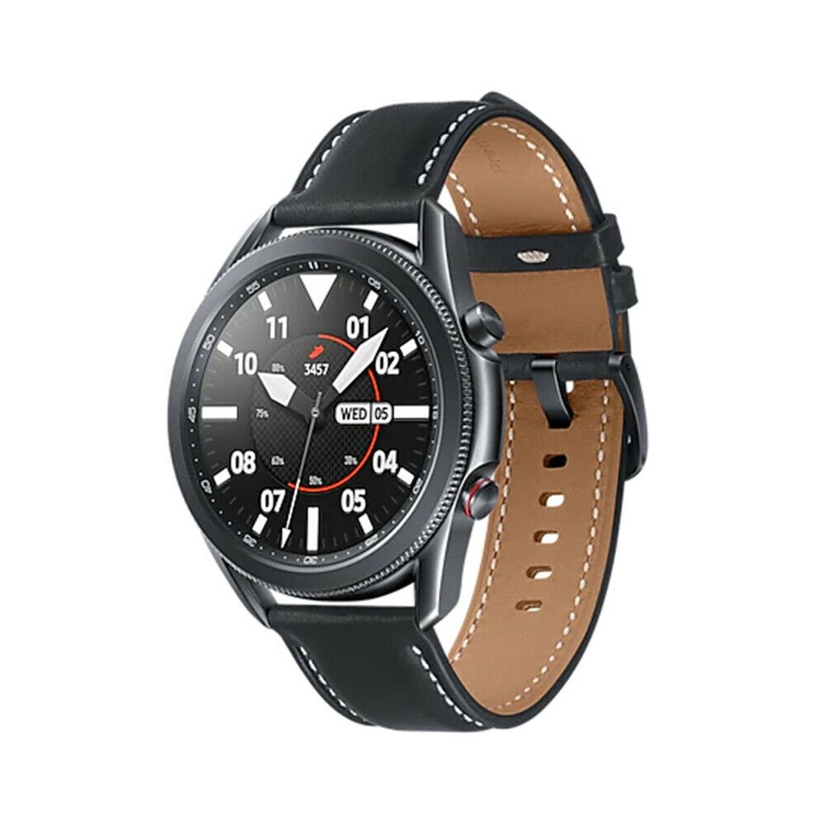 GENERICO - Correa Cuero compatible Galaxy Watch 46mm / Watch 3 45mm