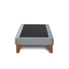 LATAM HOME - Base Europea Zen Tela Gris 1 Plaza