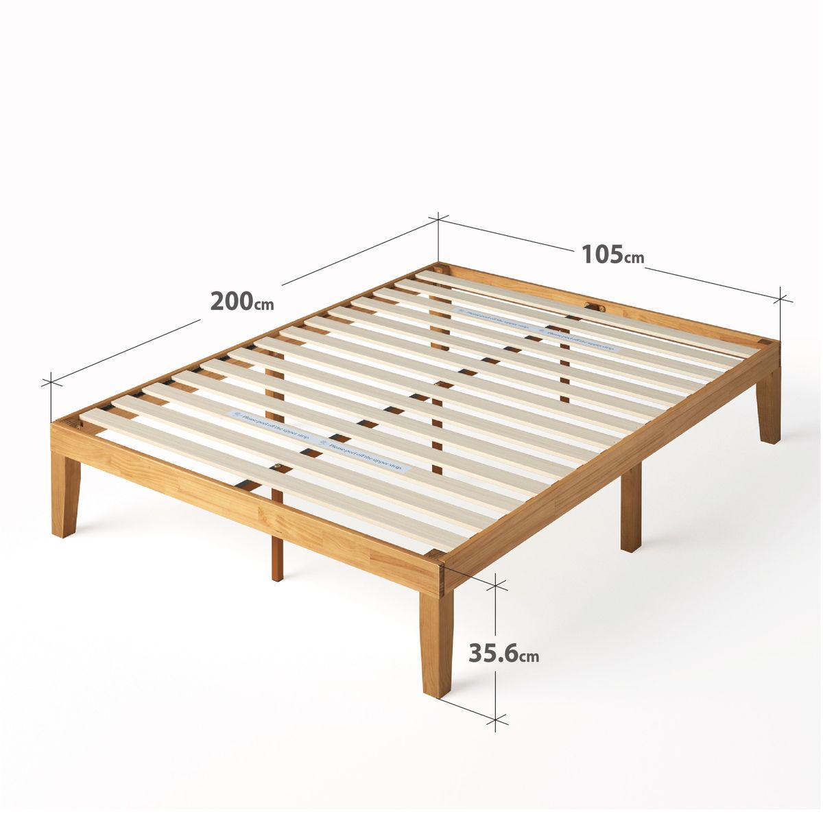 ZINUS - Base de cama Europea Moiz Zinus 1.5 plazas Long 105x200x36cm