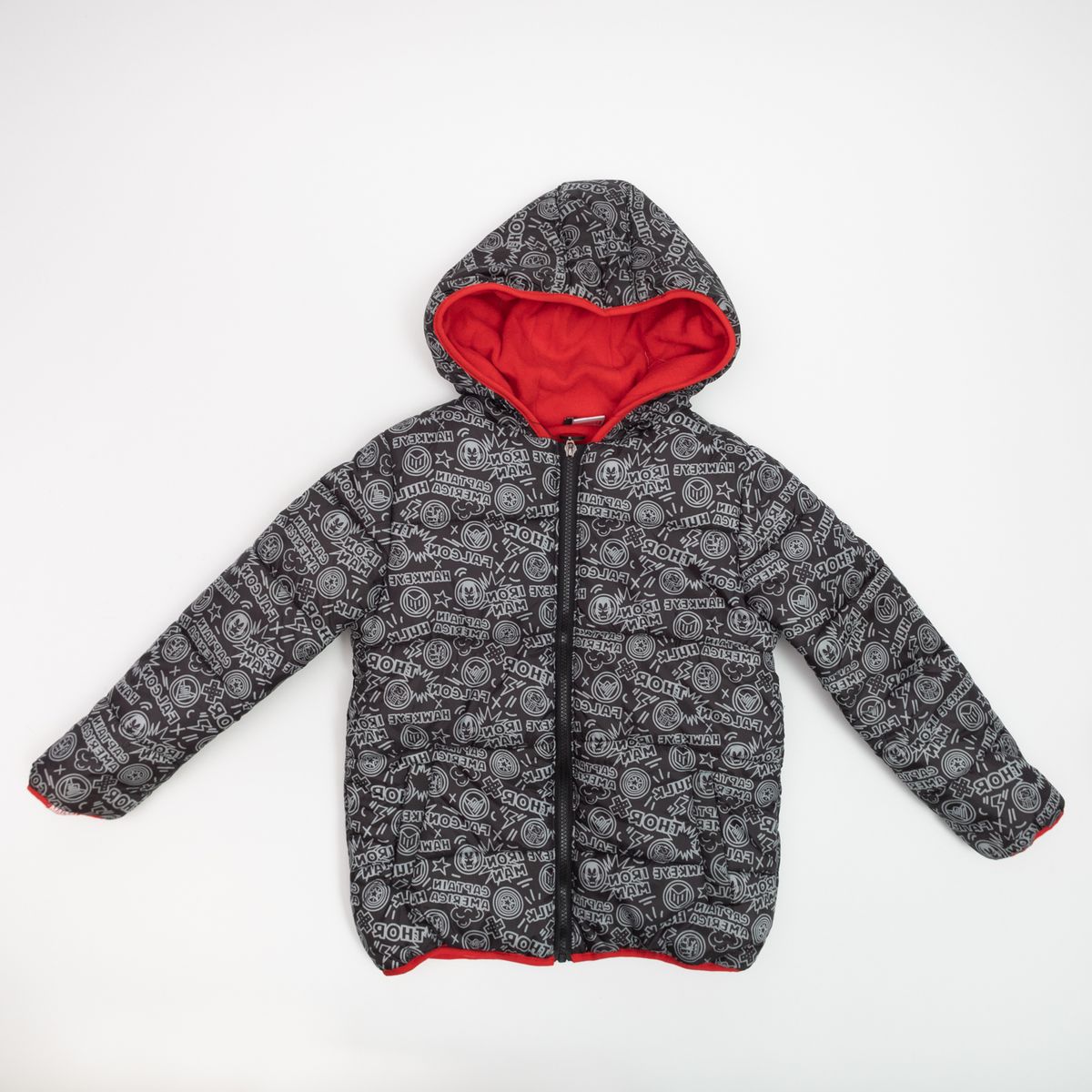 MARVEL - Parka Niño Iconos Gris Marvel