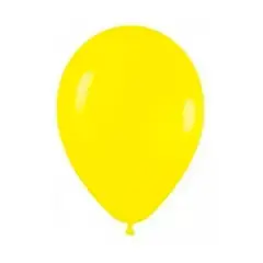 GENERICO - Pack 50 Globos Latex Liso 23cm Nº9 Amarillo