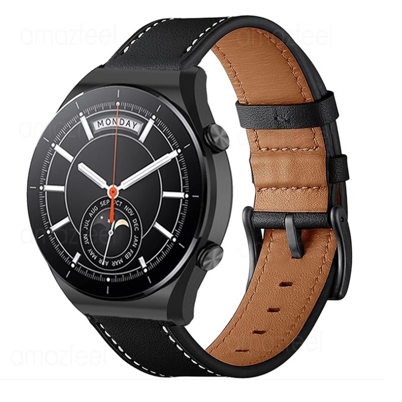 GENERICO - Correa De Cuero Para Xiaomi Watch S3 S1 Mi Watch