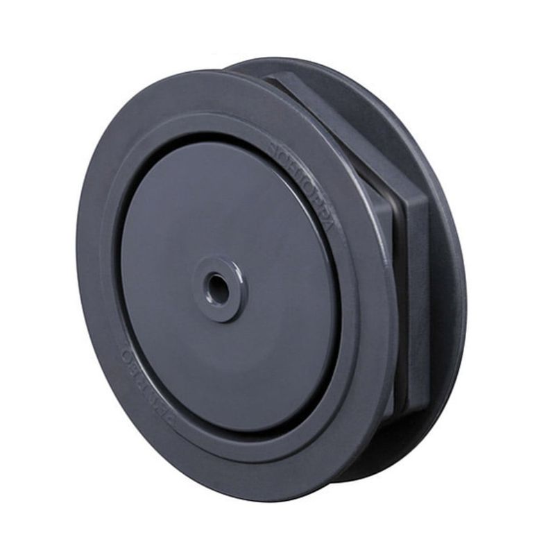 GENERICO - Pack 4 Ruedas 125mm - 512RTR - Para carros de supermercado