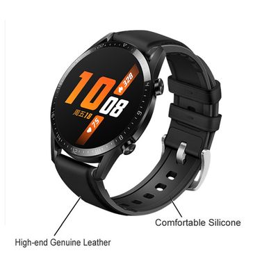 Imagen 2 del producto Correa de Cuero compatible Huawei GT 6, 5, 4 46mm