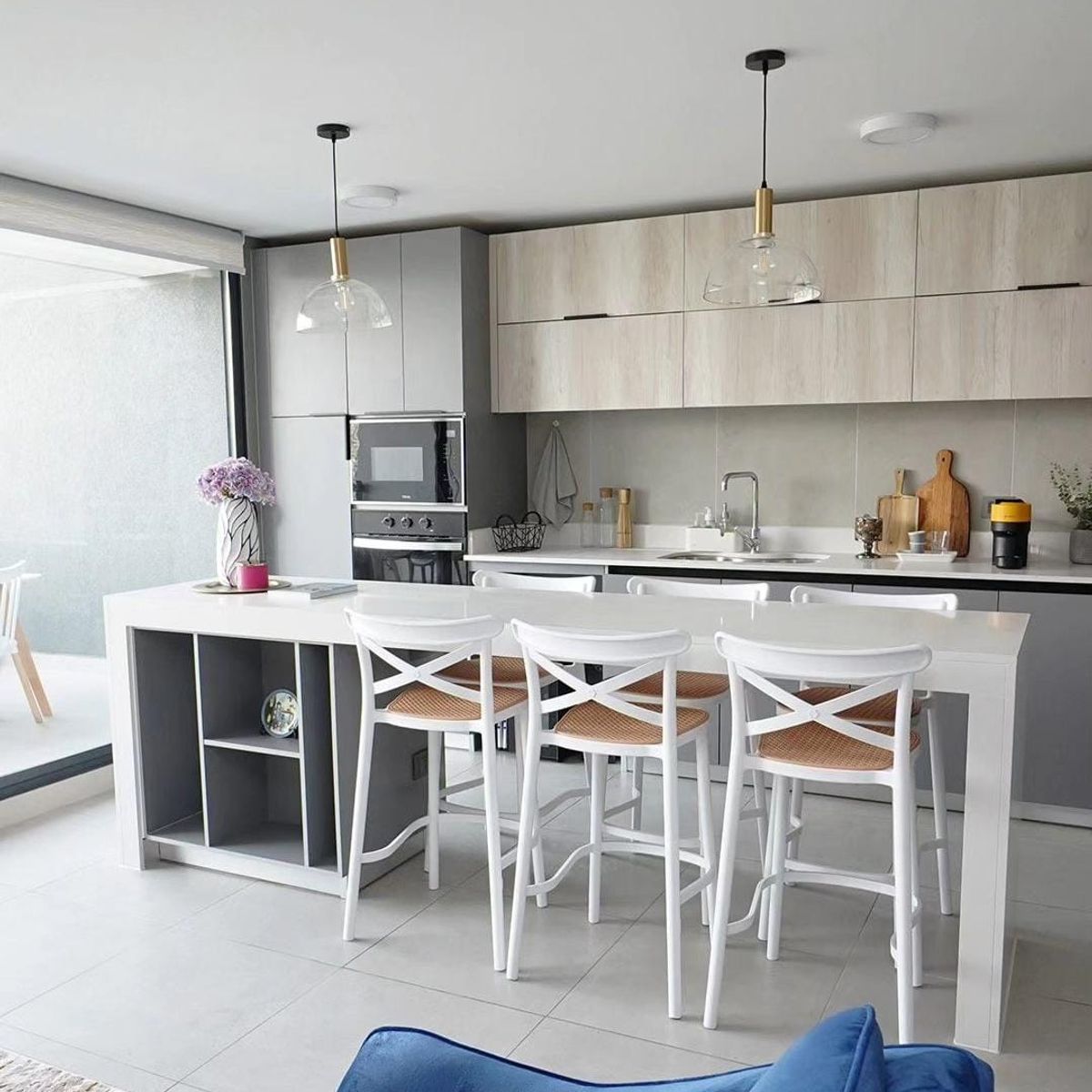 CORI CORI - Taburete Danubio 65cms color Blanco