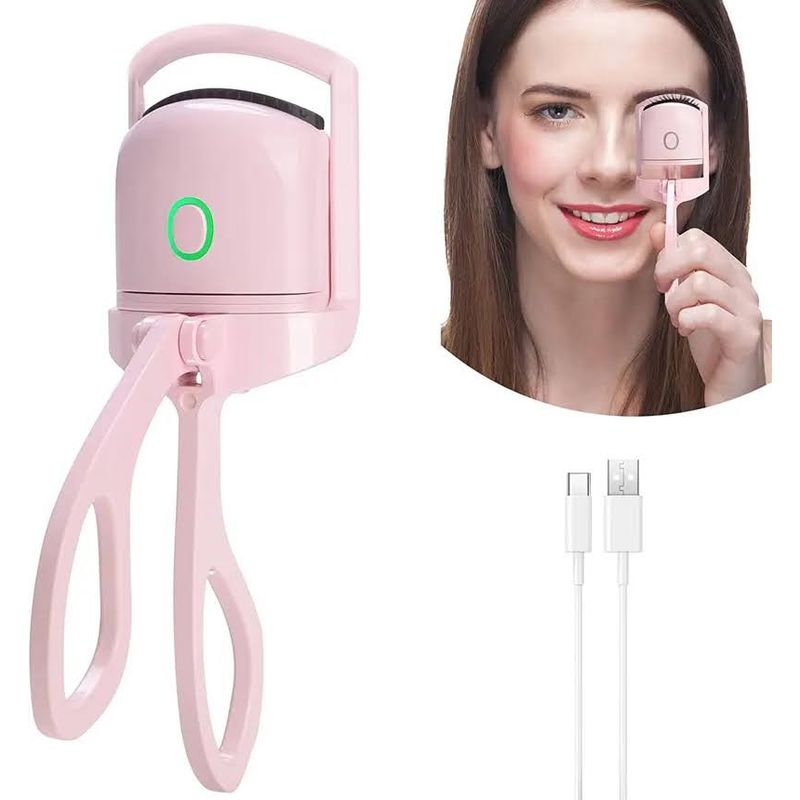 GENERICO - Rizador De Pestañas Elctrico De Lasrga Duración Carga Usb