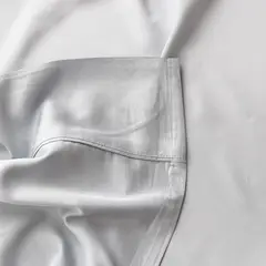 VALENCIA SMITH HOME TEXTILE - Juego de Sábanas 100% Bambú Orgánico 2 Plazas 2 Hilos Gris Claro