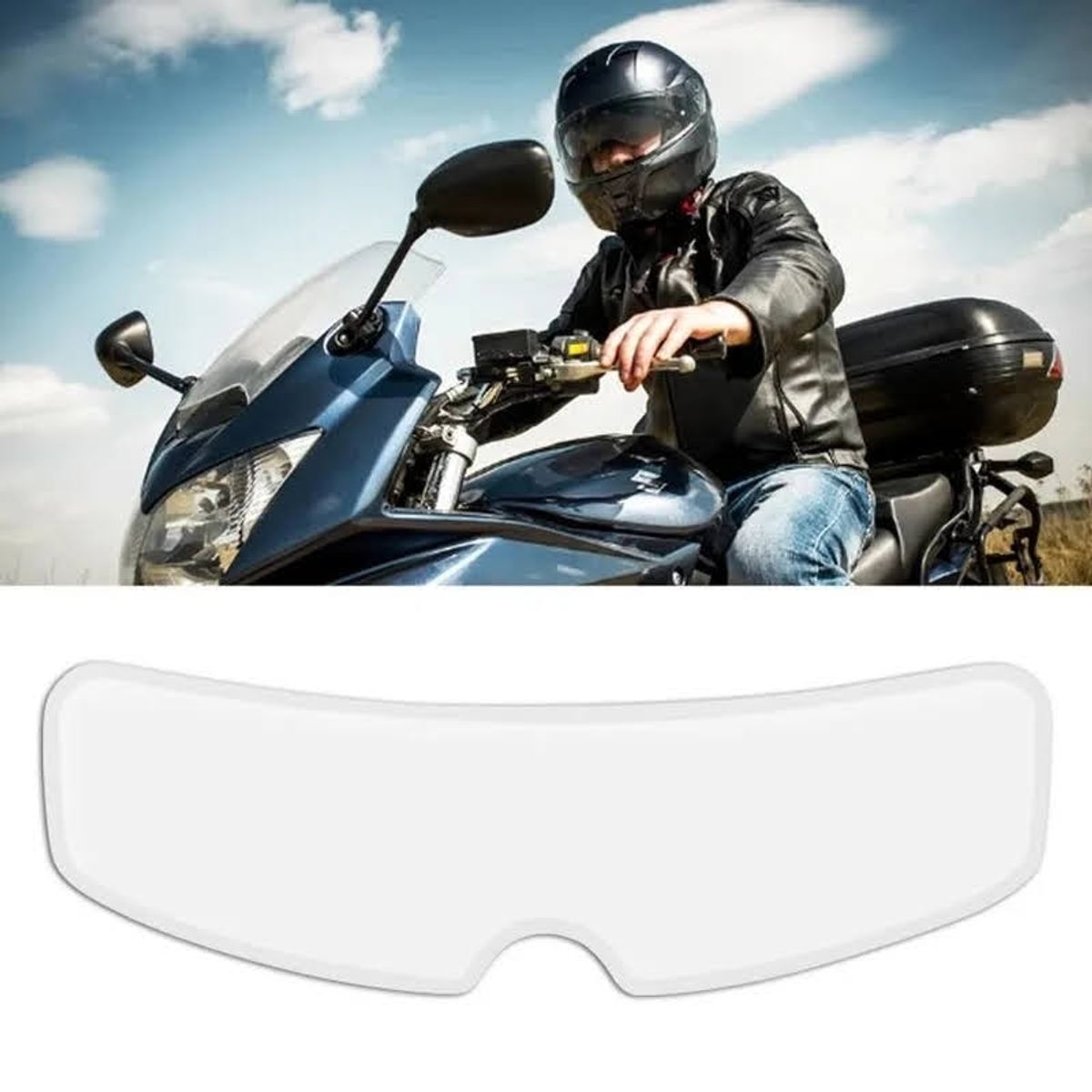 GENERICO - Lámina Antiempañante Mica Para Casco Moto Pinlock Universal