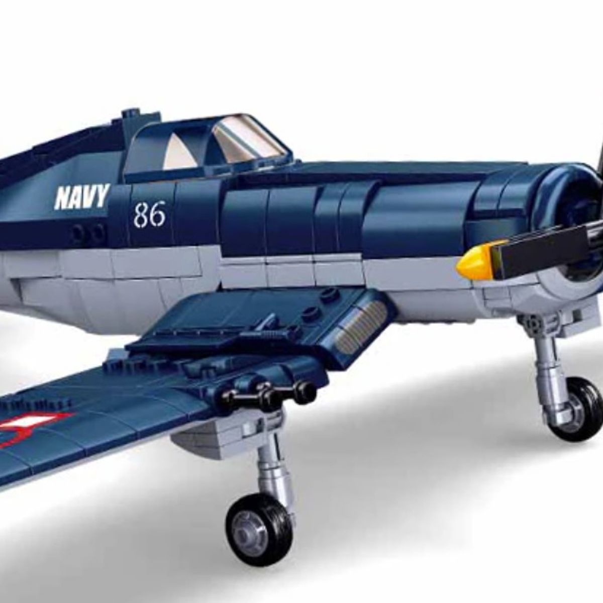 SLUBAN - Avión WWII F4U-1 Corsair USMC compatible Lego-
