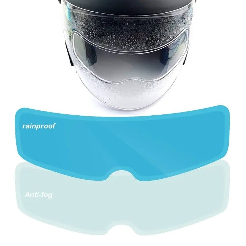 GENERICO - Pack Lamina Anti Lluvia Y Lamina Anti Empañante Casco Moto