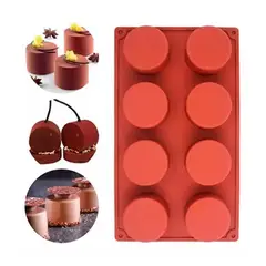 GENERICO - Molde Silicona Cilindros Para Alfajor Repostería